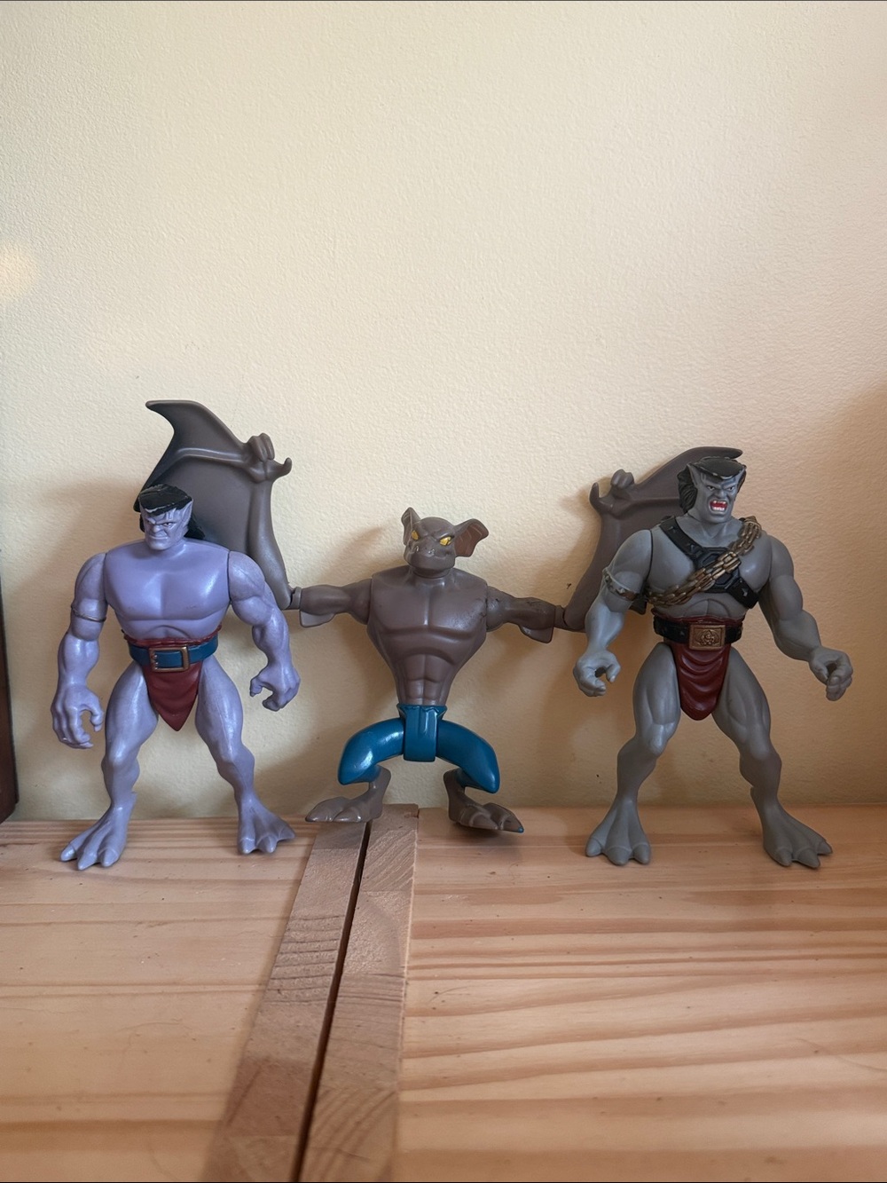 Disney vintage gargoyle and fisher price imaginext superfriend bat figures